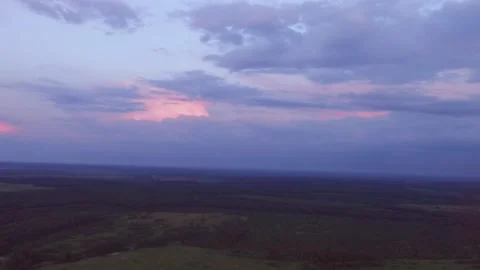Drone sunset Video stock 155784314