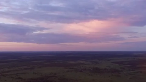 Drone sunset Stock Footage 155784320
