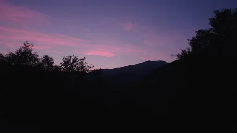 Drone - Sunset in Italy Stock Footage 229576229