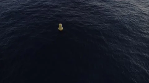 Drone sunset scene at Cap d'Antibes Video stock 201484706