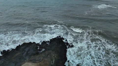 Drone sunset video on the beach Stock Footage 285129798