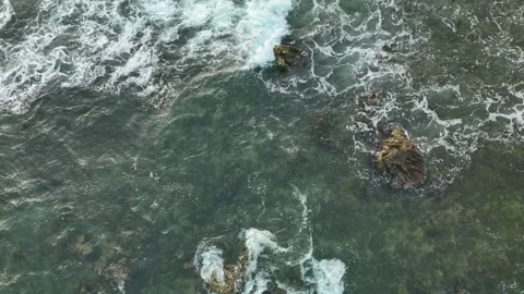 Drone sunset video on the beach Stock Footage 285129824