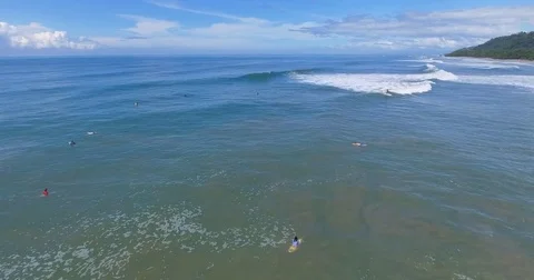 Drone Surfing Stock Footage 84327935