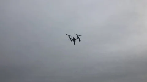 Drone Take Off and fly away Stock Footage 104454495