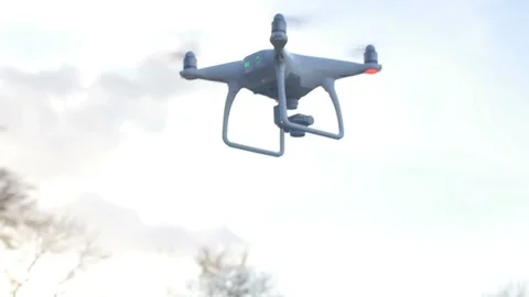 Drone is taking off from the hand Stock Footage 87274333