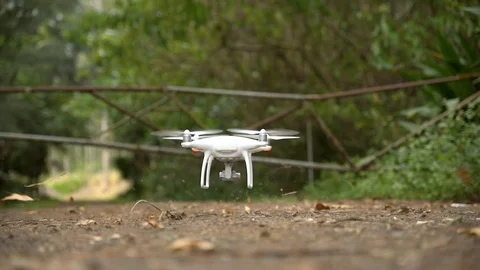 Drone taking off in hawaii Stock Footage 105763758