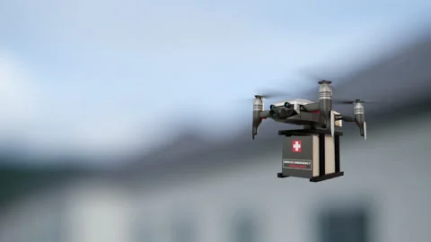 Drone technology engineering device industry Stock Footage 162291912
