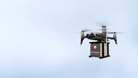 Drone technology engineering device industry Stock Footage 162291920