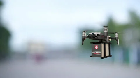 Drone technology engineering device industry Stock Footage 162291958