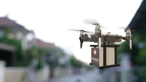 Drone technology engineering device industry Stock Footage 162292366