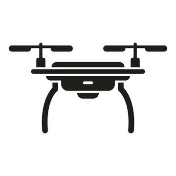 Drone technology icon simple vector. Ai camera Stockillustratie