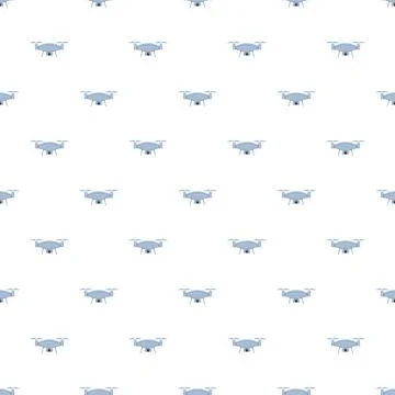 Drone technology pattern creating modern seamless background design 스톡 일러스트