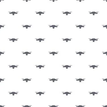 Drone technology pattern for modern aerial surveillance Stock Illustration