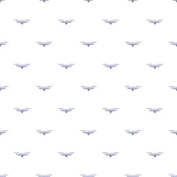 Drone technology pattern for seamless background design 스톡 일러스트
