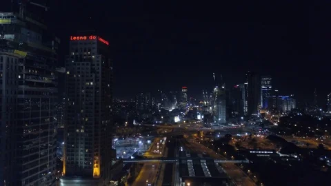 Drone tel-aviv city Stock Footage