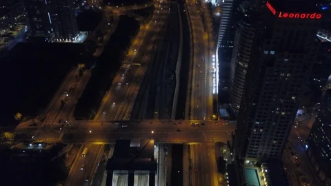 Drone tel-aviv city Stock Footage