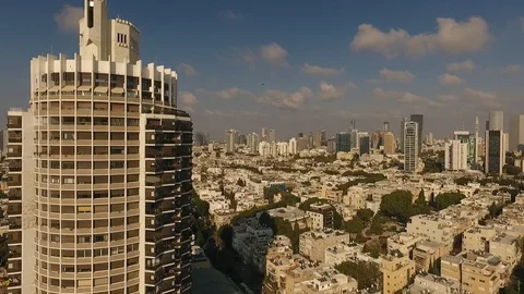 Drone of Tel Aviv Stock Footage 120334160