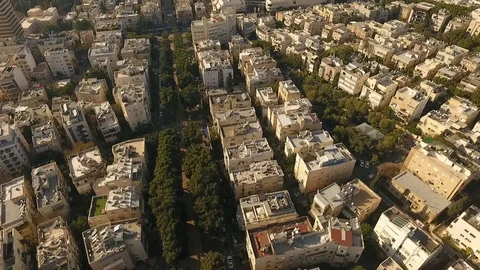 Drone of Tel Aviv Stock Footage 120334262