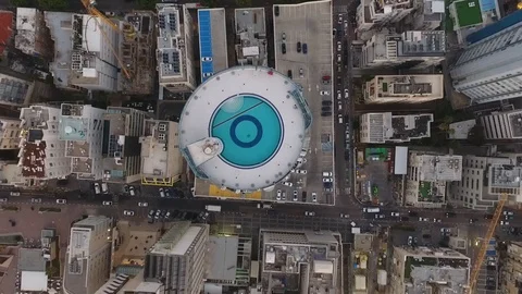 Drone of Tel Aviv Stock Footage 120334796