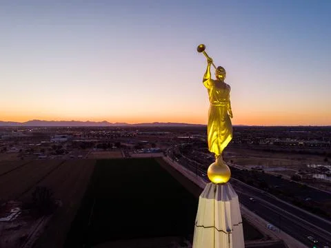 Drone Temple Stock Photos