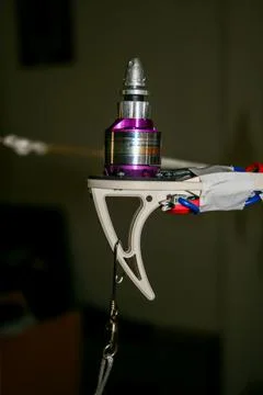 A drone test set designed for testing the electronics of medium size drones. Stock Photos