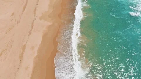 Drone tilted of beach Stock Footage 304266794