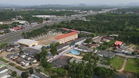 Drone timelapse from a building Stock Footage 192575677