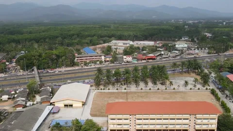 Drone timelapse over a building Stock Footage 192573664