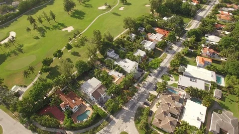 Drone Timelapse Over Miami Beach Stock Footage 88062332