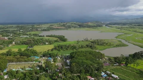 Drone timelapse - Rainy clouds are coming Stock Footage 301600618