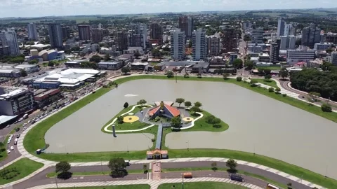 Drone Toledo Lake Stock Footage 306326505