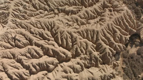 Drone Top Down Landscape Desert Video stock 103317895