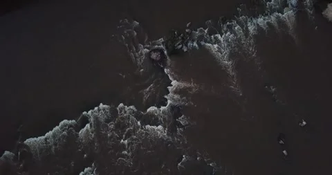 Drone top-down shot of Cachoeiro do Itapemirim city and Itapemirim River, ES Stock Footage 317734036