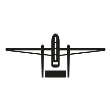 Drone top view icon simple vector. Ai remote control Stockillustratie