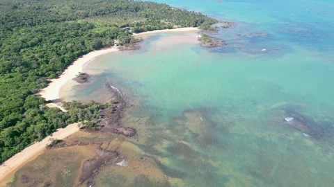 Drone Topshot Of Waves At The Beach Stock Footage 262115209