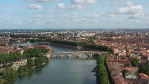 Drone Toulouse 5 Stock Footage 287419424