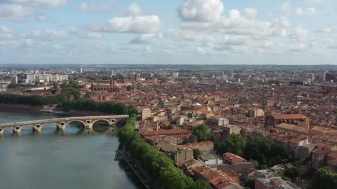 Drone Toulouse 6 Stock Footage 287419691