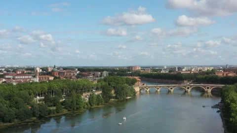 Drone Toulouse 7 Stock Footage 287419714