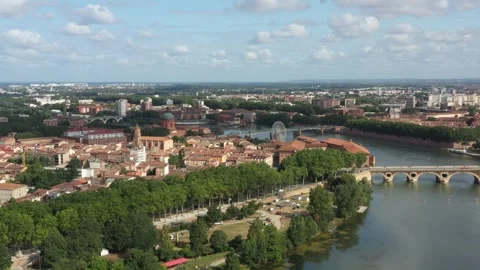 Drone Toulouse 8 Stock Footage 287419711