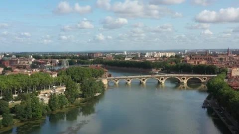 Drone Toulouse 9 Stock Footage 287419720