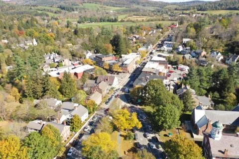 Drone town Stock Photos