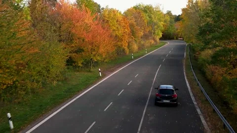 Drone tracking car 库存影片 230023797