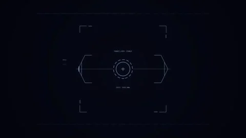 Drone tracking overlay 4K Interface Stock Footage 336595917