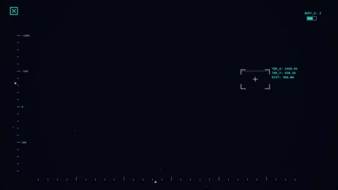 Drone tracking overlay Animation 4K Stock Footage 336596087