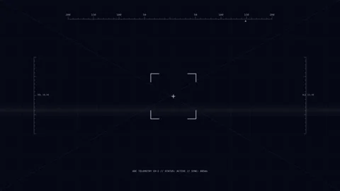 Drone tracking overlay background interface Stock Footage 336595932
