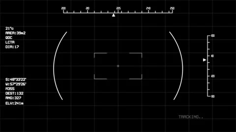 Drone Tracking Overlay 스톡 동영상 322527110