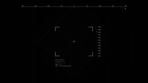 Drone tracking overlay graphic motion Stock Footage 336595930