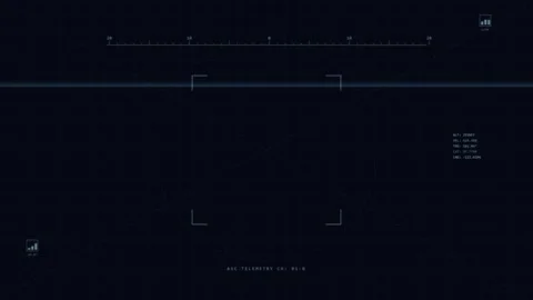 Drone tracking overlay screen interface Stock Footage 336595997
