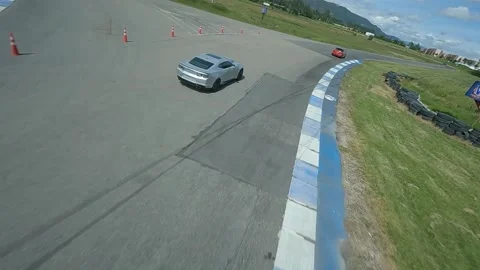 Drone tricks and speed Stock Footage 237561950