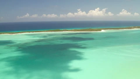 Drone Tropical Waters Stock Footage 172425422